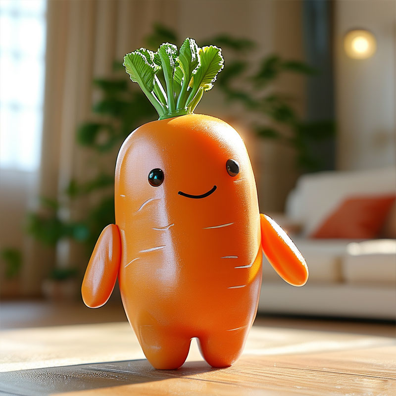 定制玩具狗狗咬不烂食品级硅橡胶玩具橙色萝卜宠物自嗨撕咬玩具