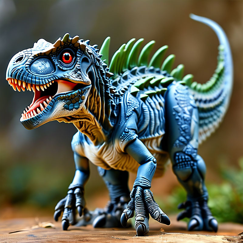 开模注塑恐龙玩具彩色喷涂复杂工艺玩具儿童玩具模型手办工厂