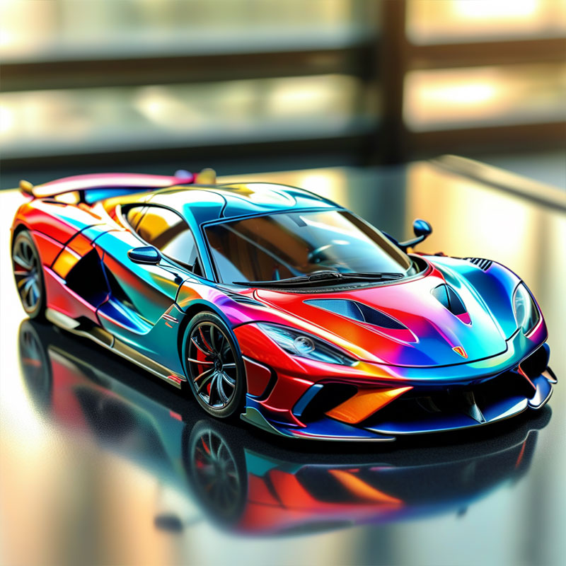 定制玩具车儿童合金车彩色豪华跑车模型电动遥控车玩具工厂批发